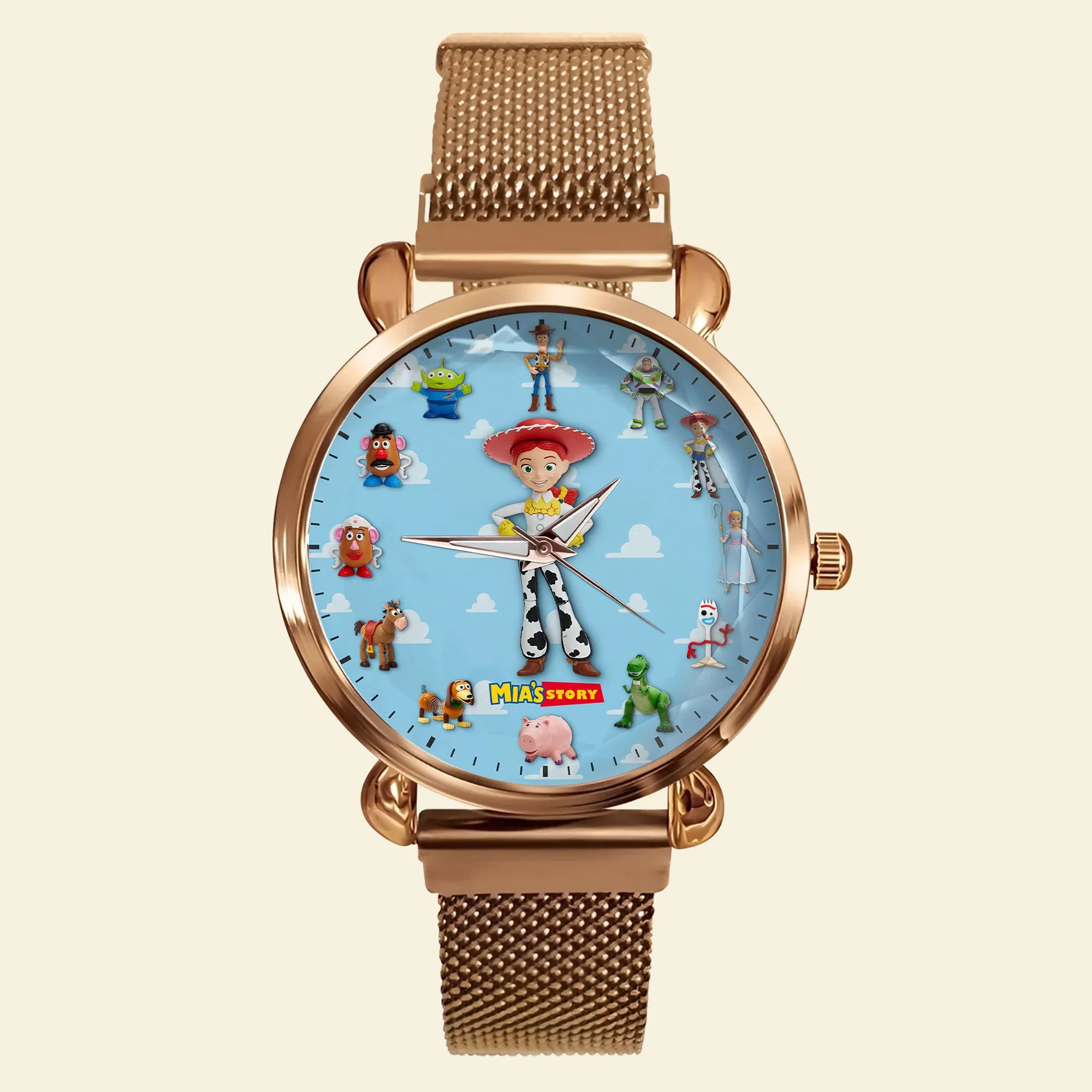 Personalized Women’s Cartoon Character Hand Watch Gift for Movie Fans