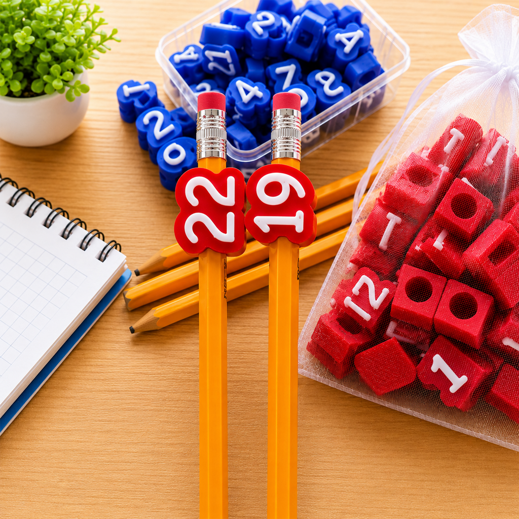 Personalized Pencil Toppers Custom Name Back to School Gifts HN590 - Pencil Topper BCF fix GradoCreations