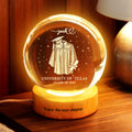 Personalized Crystal Globe Lamp Graduation Gift for Class of 2026