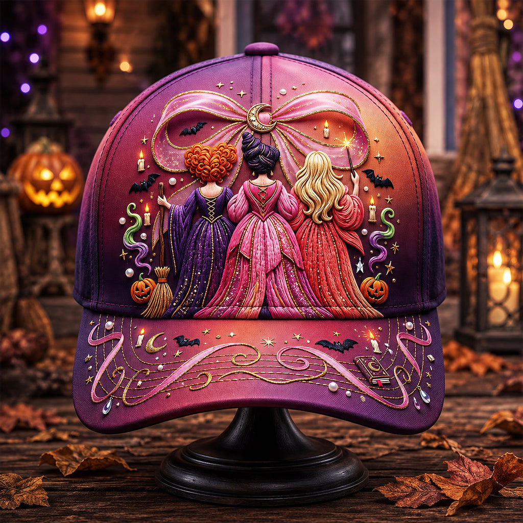 Personalized Halloween Witch Cap Unique Gift for Her Classic Cap GradoCreations