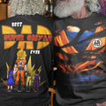 Personalized Super Saiyan Dad Shirt Custom Name Gift for Father's Day