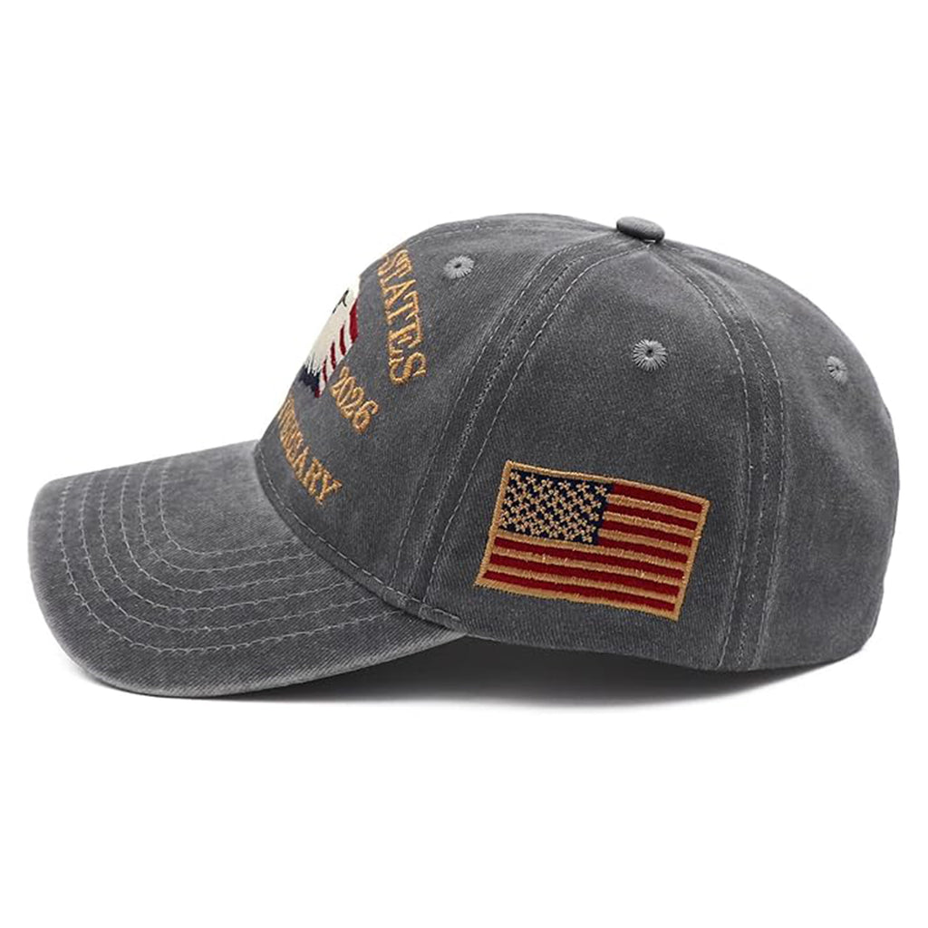 Personalized Patriotic Baseball Cap Embroidery Gift for Dad HN590 - Embroidery Hat Josh GradoCreations