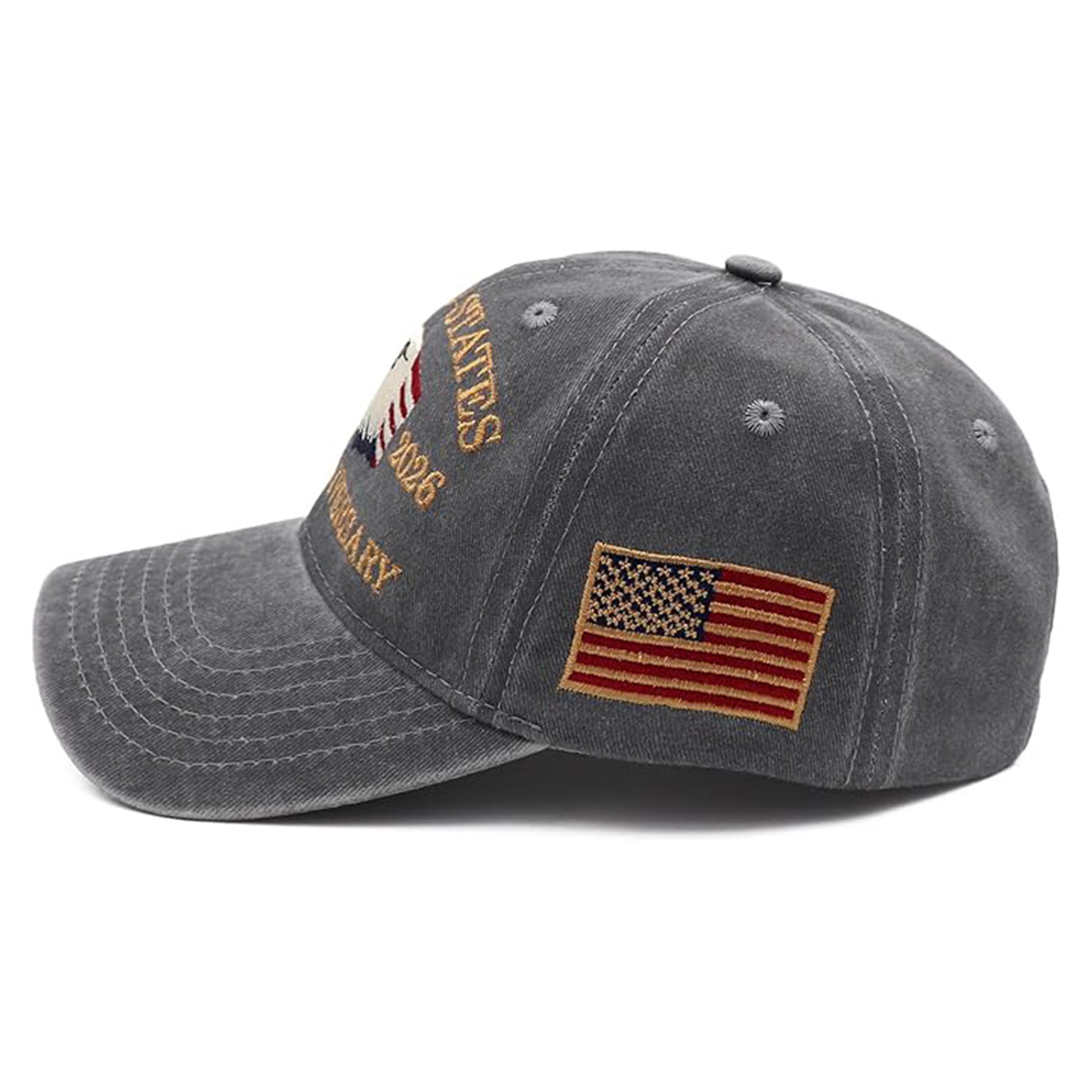 Personalized Patriotic Baseball Cap Embroidery Gift for Dad HN590 - Embroidery Hat Josh GradoCreations