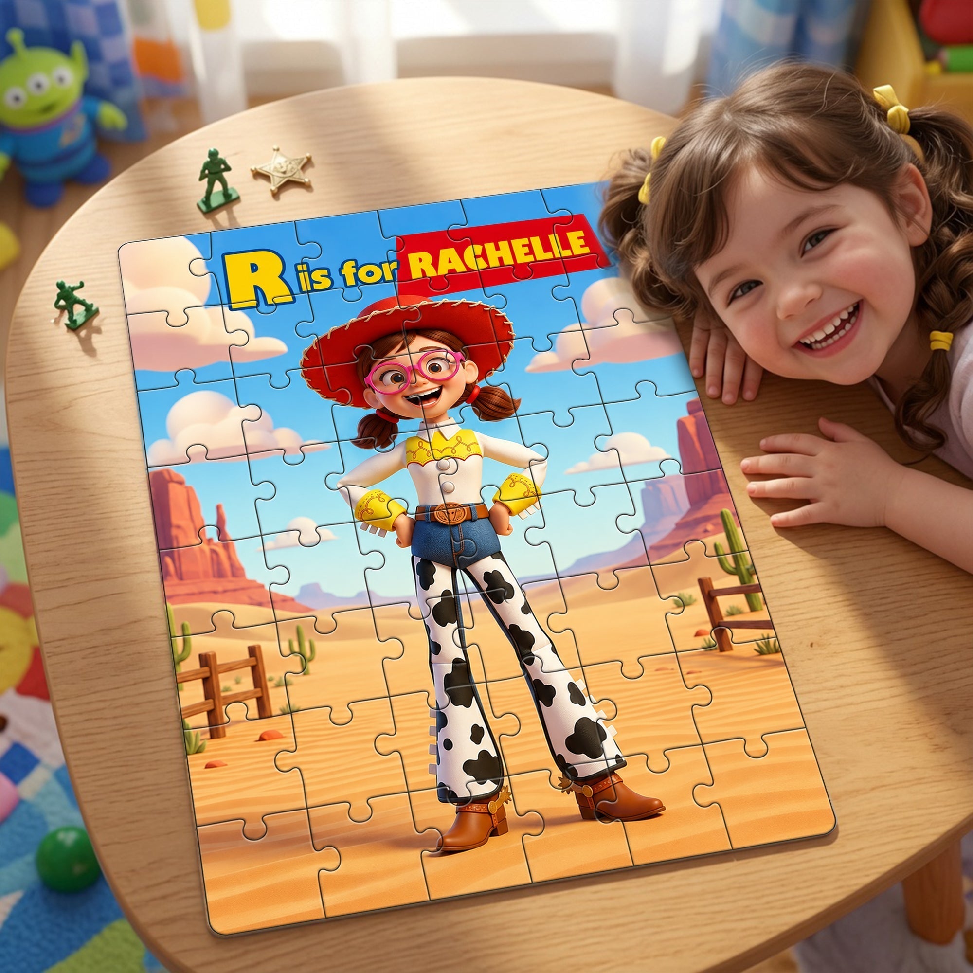 Personalized Custom Photo Puzzle Gift for Kids - 5 Sizes Available