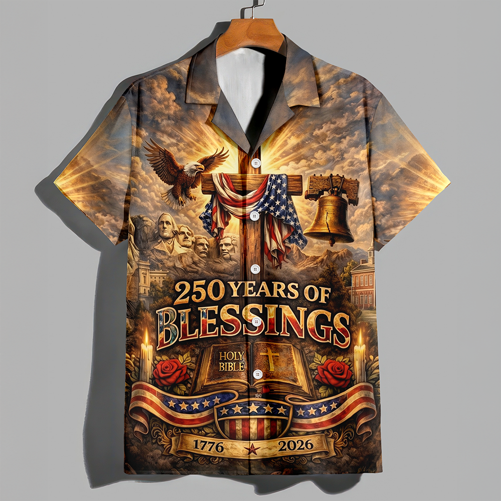 Personalized Hawaiian Shirt 250th Anniversary USA Gift HN590 - AOP Hawai Shirt GradoCreations