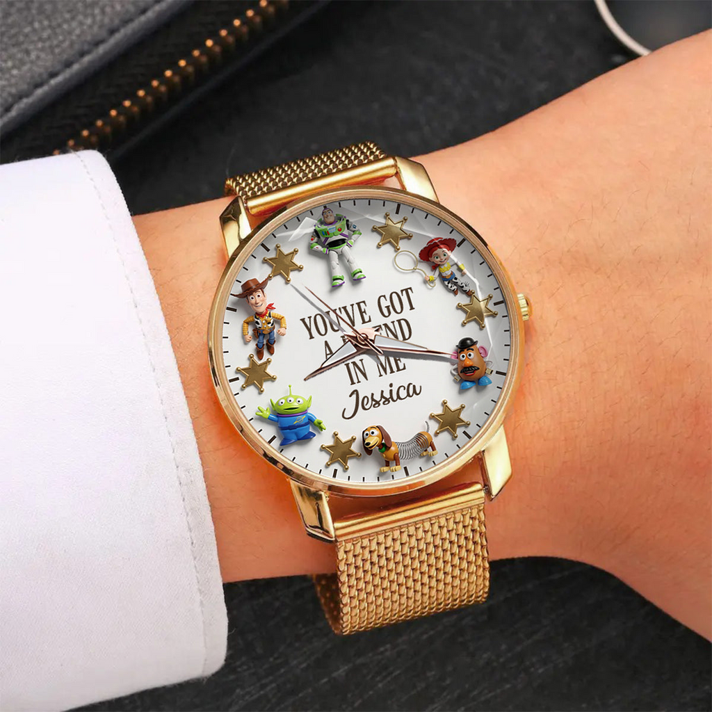 Personalized Cowboy Movie Women Hand Watch Custom Name Gift for Her