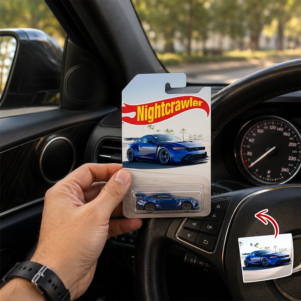 Personalized Car Photo Wheels Custom Gift for Dad Car Lovers HN590 - Hot Wheels GradoCreations