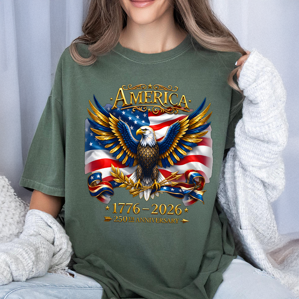 Personalized Comfort Shirt 250th Anniversary America Gift Comfort Shirt GradoCreations