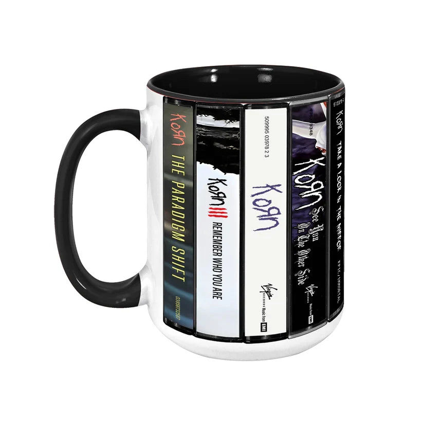 Korn Cassette Design Accent Mug Retro Drinkware Gift GradoCreations