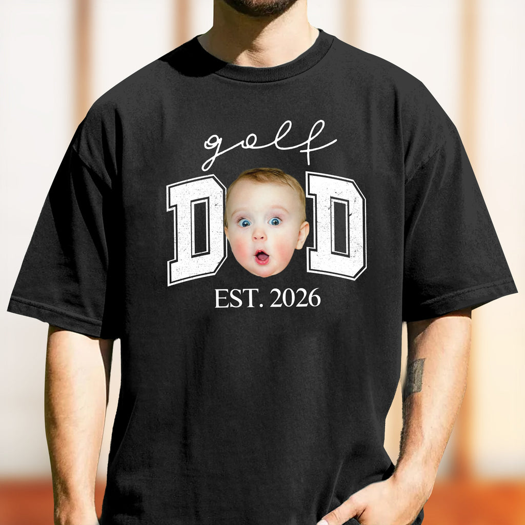 Personalized Photo T-Shirt Gift for Dad Father's Day Custom HN590 - Tshirt GradoCreations