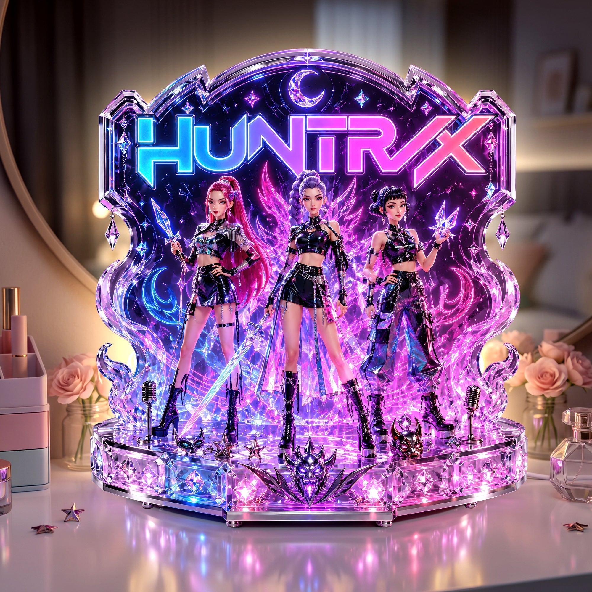 Personalized Acrylic Light Box Custom Name Gift for Kids Movie Fans Acrylic Light Box GradoCreations