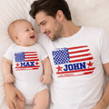 Custom Name Patriotic Shirt for Dad Matching Family Gift HN590 - Tshirt GradoCreations