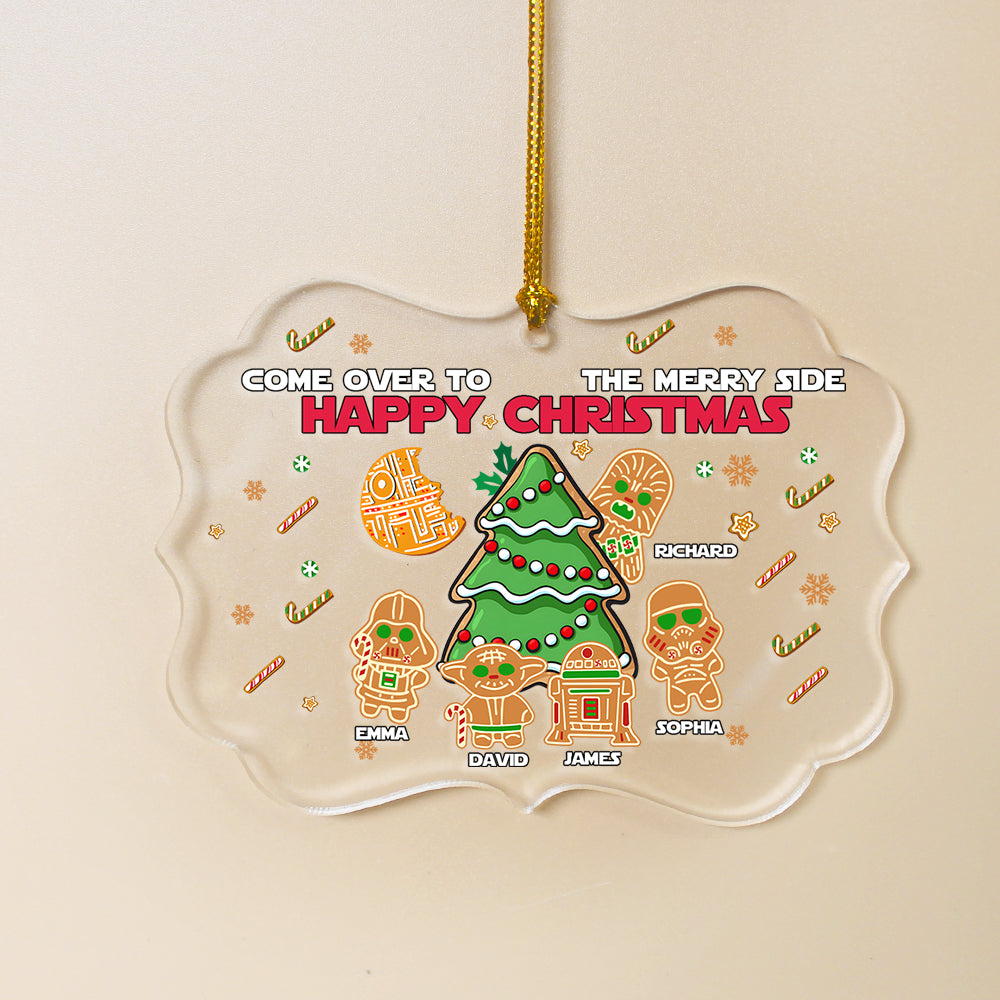 Personalized Acrylic Christmas Ornament for Friends & Family Gift