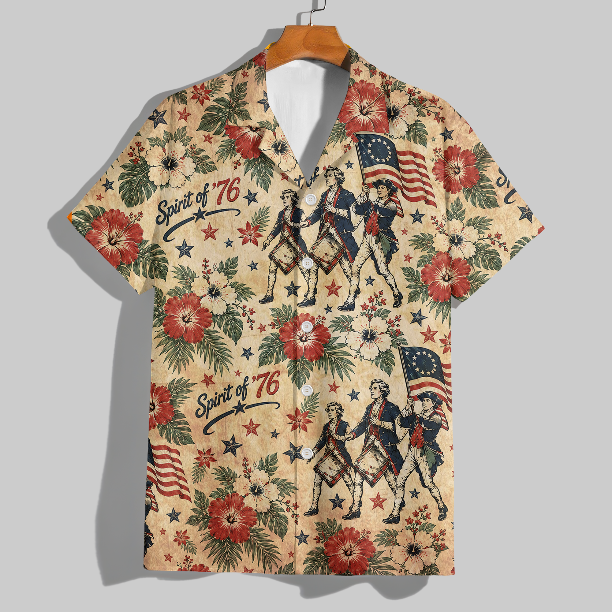 Personalized Hawaiian Shirt 250 Years America Celebration Gift for Dad HN590 - AOP Hawai Shirt GradoCreations