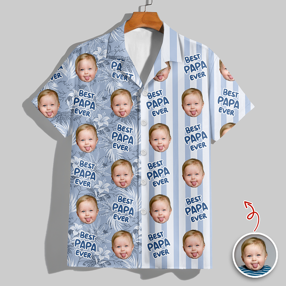 Personalized Tropical Beach Shirt Gift for Dad Father's Day HN590 - AOP Hawai Shirt GradoCreations