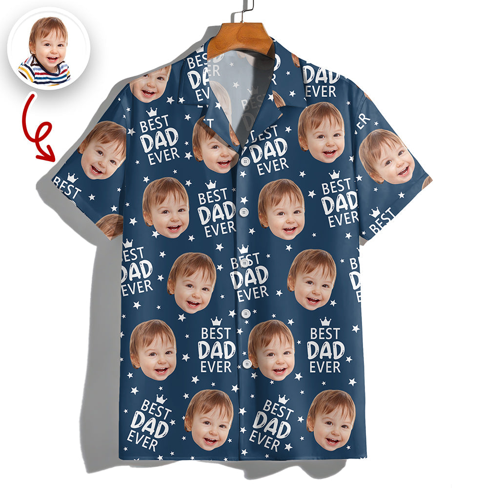Custom Hawaiian Shirt with Photo Personalized Gift for Dad HN590 - AOP Hawai Shirt GradoCreations