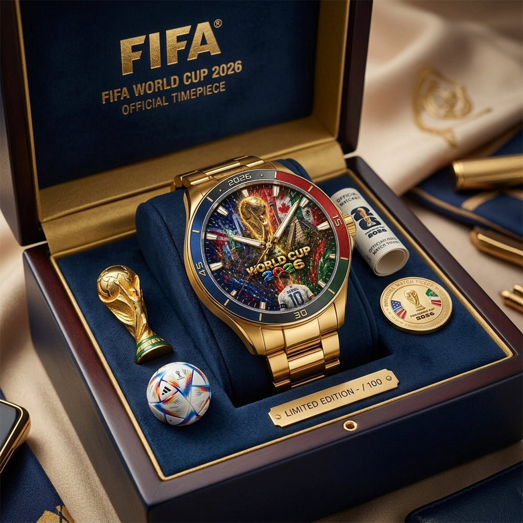 Personalized Men's Watch World Cup 2026 Gift for Him