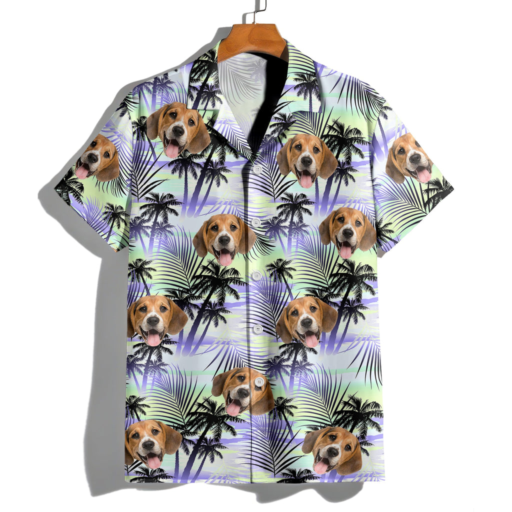 Personalized Dog Photo Hawaiian Shirt Custom Gift for Dog Lovers HN590 - AOP Hawai Shirt GradoCreations