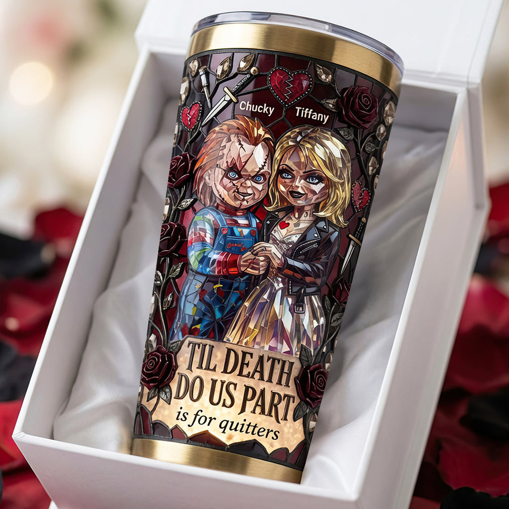 Personalized Horror Movie Tumbler Unique Gift for Couples Tumbler GradoCreations