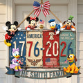 Personalized Metal Sign for Family - American Freedom Celebration Gift