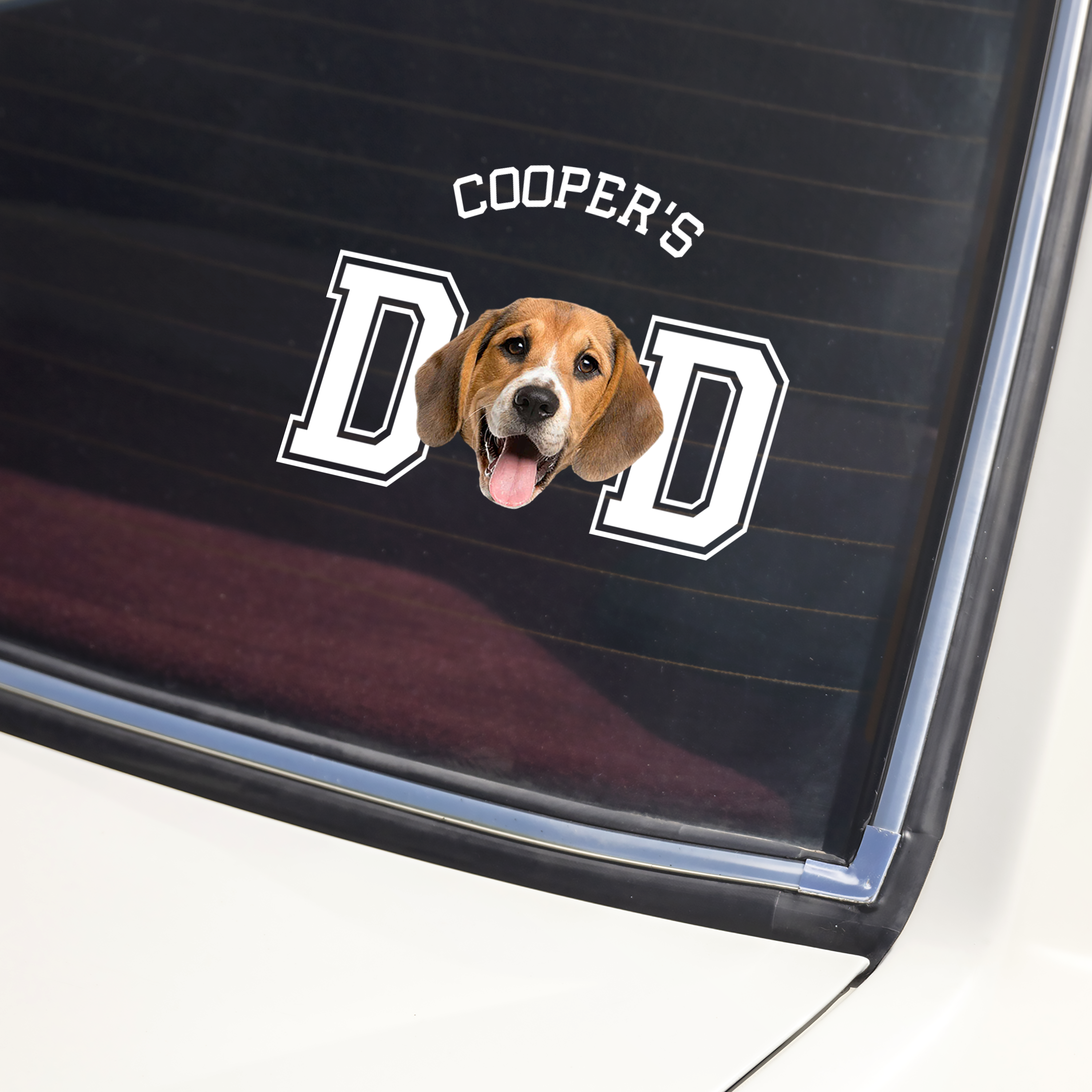 Personalized Dog Cat Photo Car Sticker Gift for Dog Dad Decal Sticker GradoCreations
