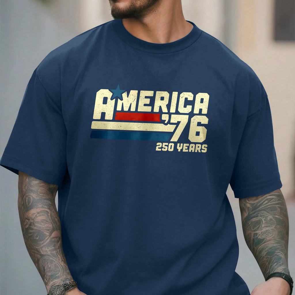 Personalized Retro 4th of July Comfort Shirt Custom Name Gift Comfort Shirt GradoCreations
