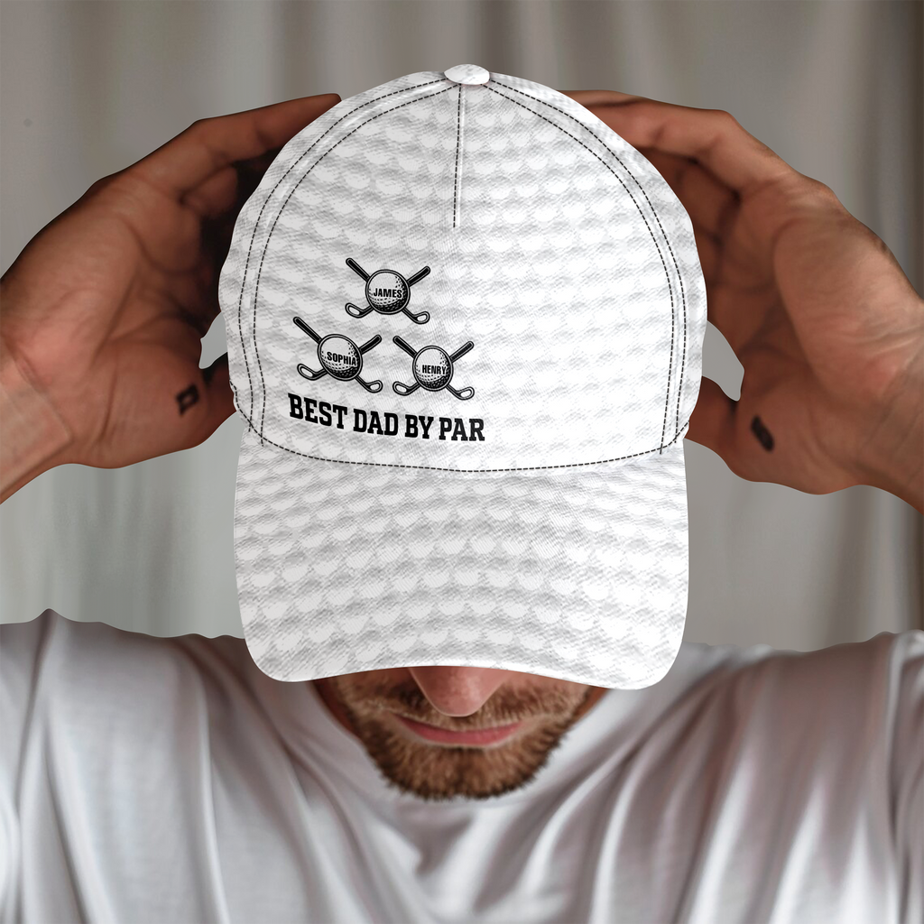 Personalized Classic Golf Cap for Dad Custom Name Gift HN590 - AOP Cap GradoCreations