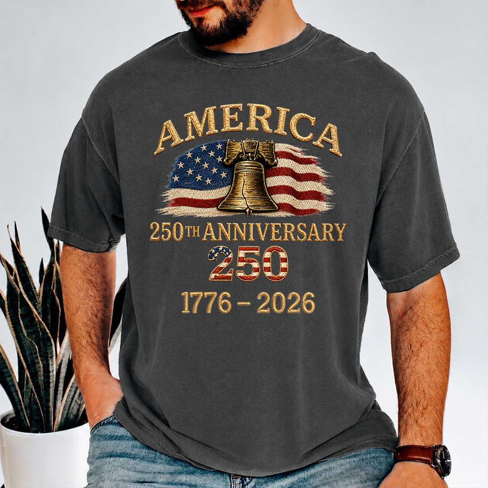 250th Anniversary USA Comfort Shirt Patriotic Gift for Dad Comfort Shirt GradoCreations