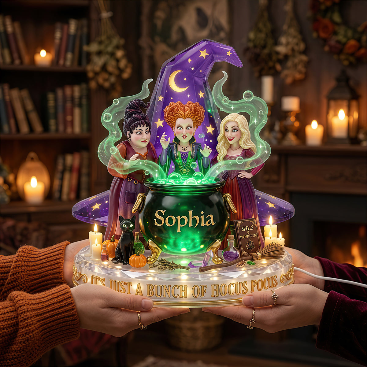 Personalized Acrylic Halloween Light Box Gift for Movie Fans Acrylic Light Box GradoCreations