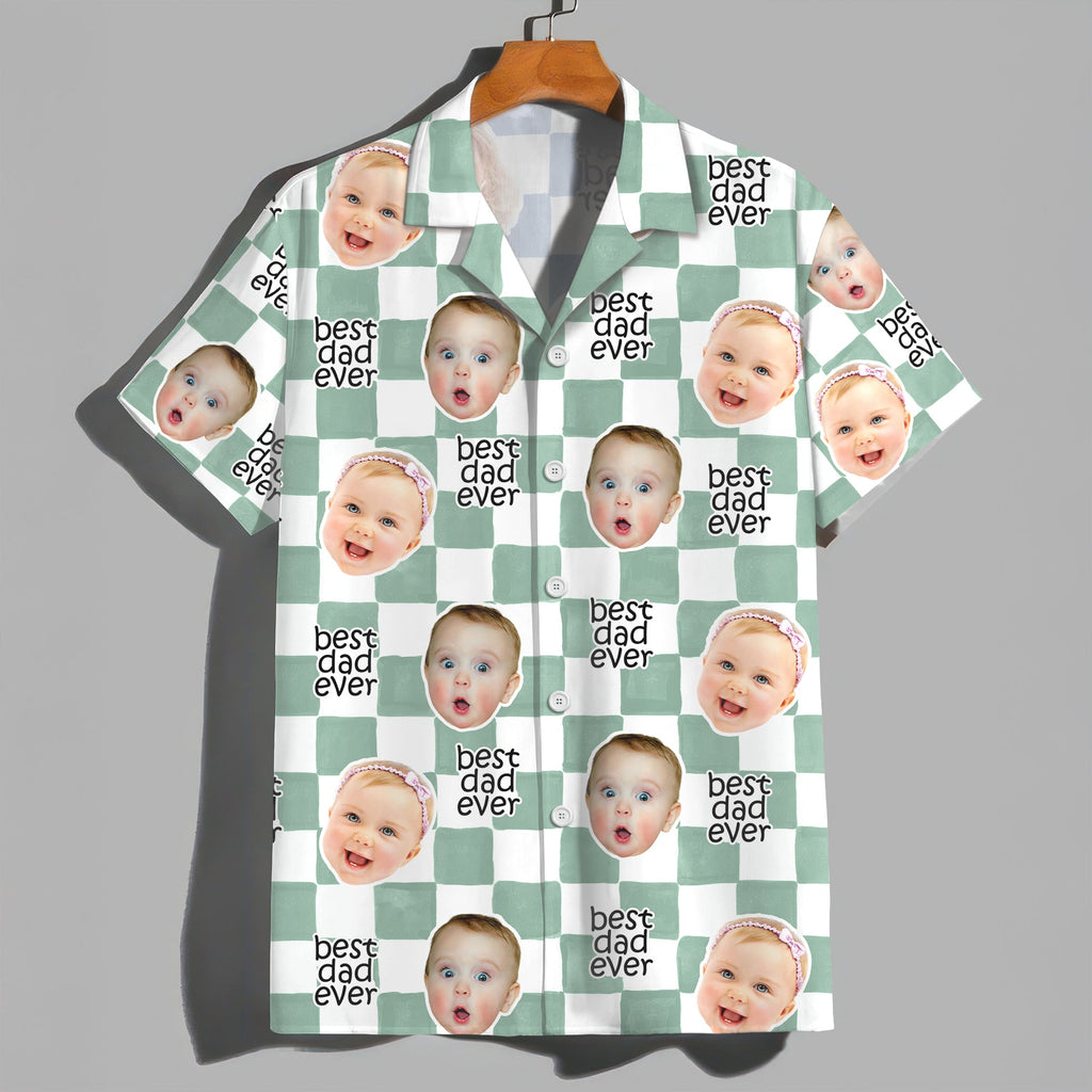 Personalized Retro Hawaii Shirt Best Dad Ever Gift for Father's Day HN590 - AOP Hawai Shirt Fix GradoCreations