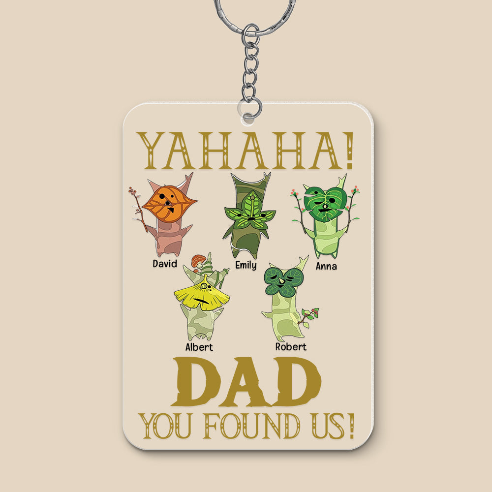 Personalized Zelda Yahaha Acrylic Keychain Gift for Dad