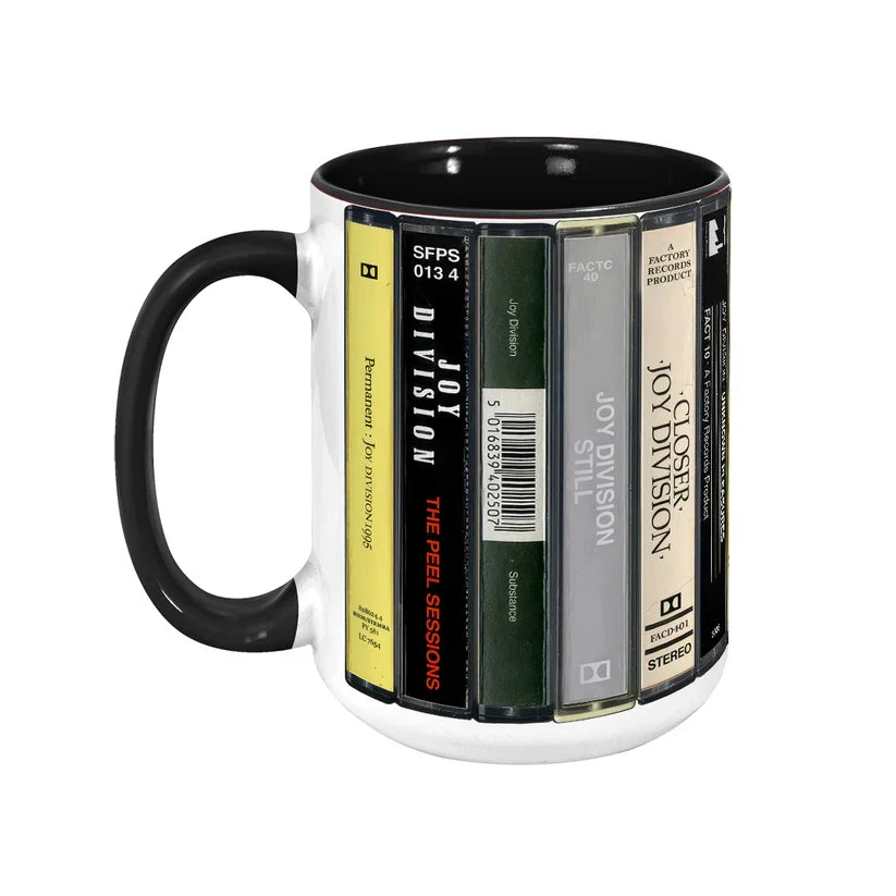 Joy Division Retro Cassette Accent Mug Gift for Music Lovers GradoCreations