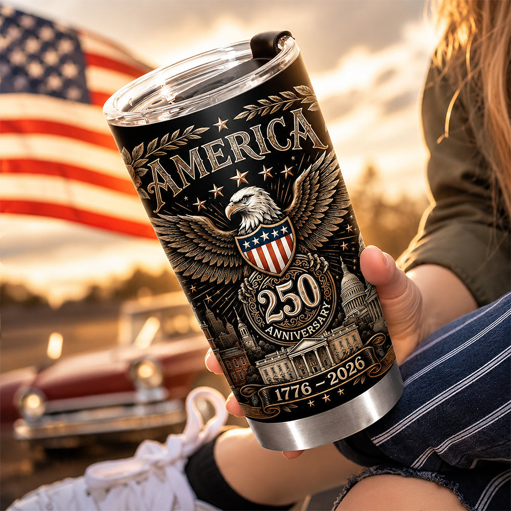 Personalized 250th Anniversary Tumblers Custom Family Gift HN590 - Fat Tumbler GradoCreations