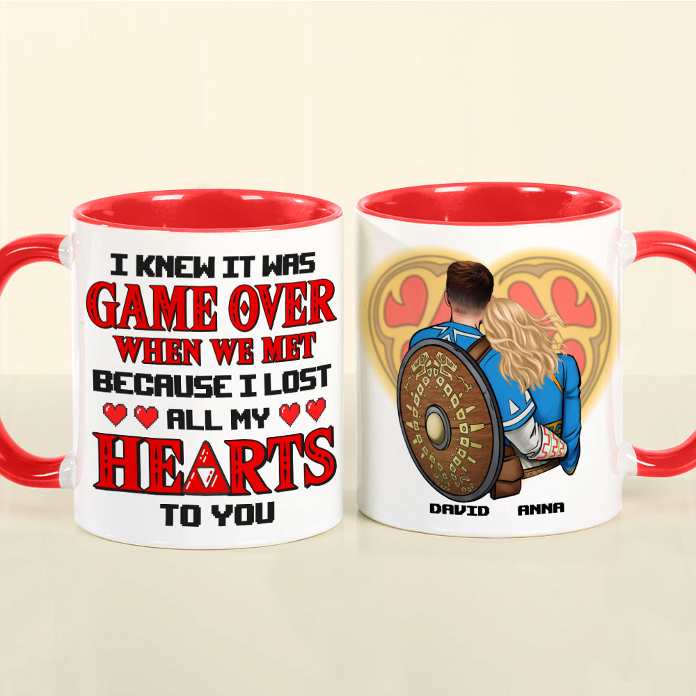 Personalized Gaming Quote Accent Mug Gift for Couples