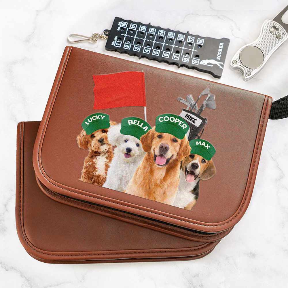 Personalized Dog Photo Golf Bag Gift for Dog Dad Father's Day HN590 - golf set fix GradoCreations