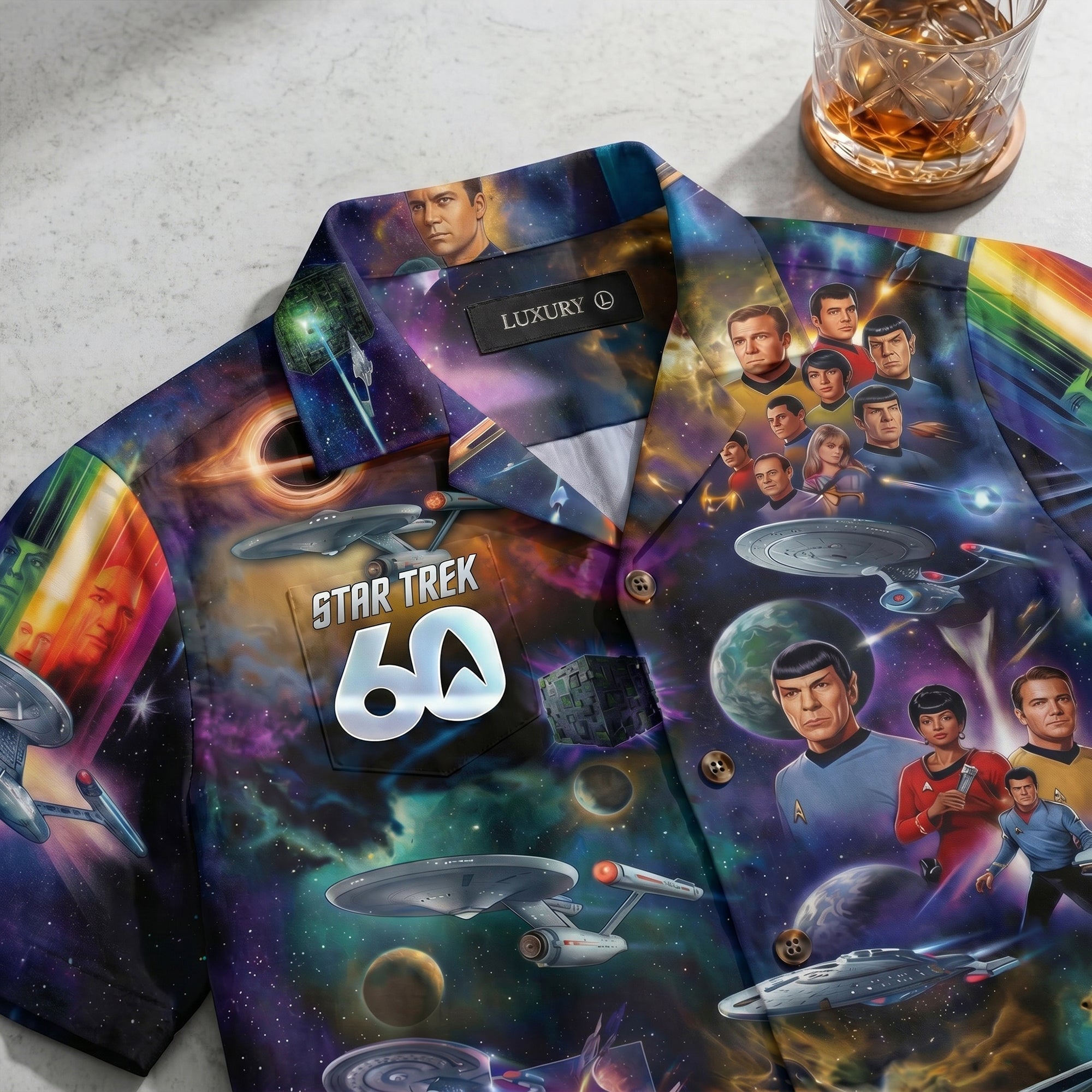 Personalized Cosmic Journey Hawaiian Shirt Gift for Him Hawaiian Shirt GradoCreations