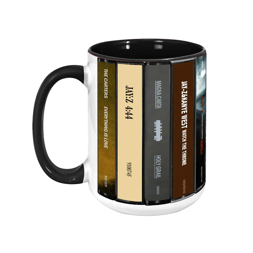 Retro Jay-Z Cassette Accent Mug Classic Music Gift GradoCreations