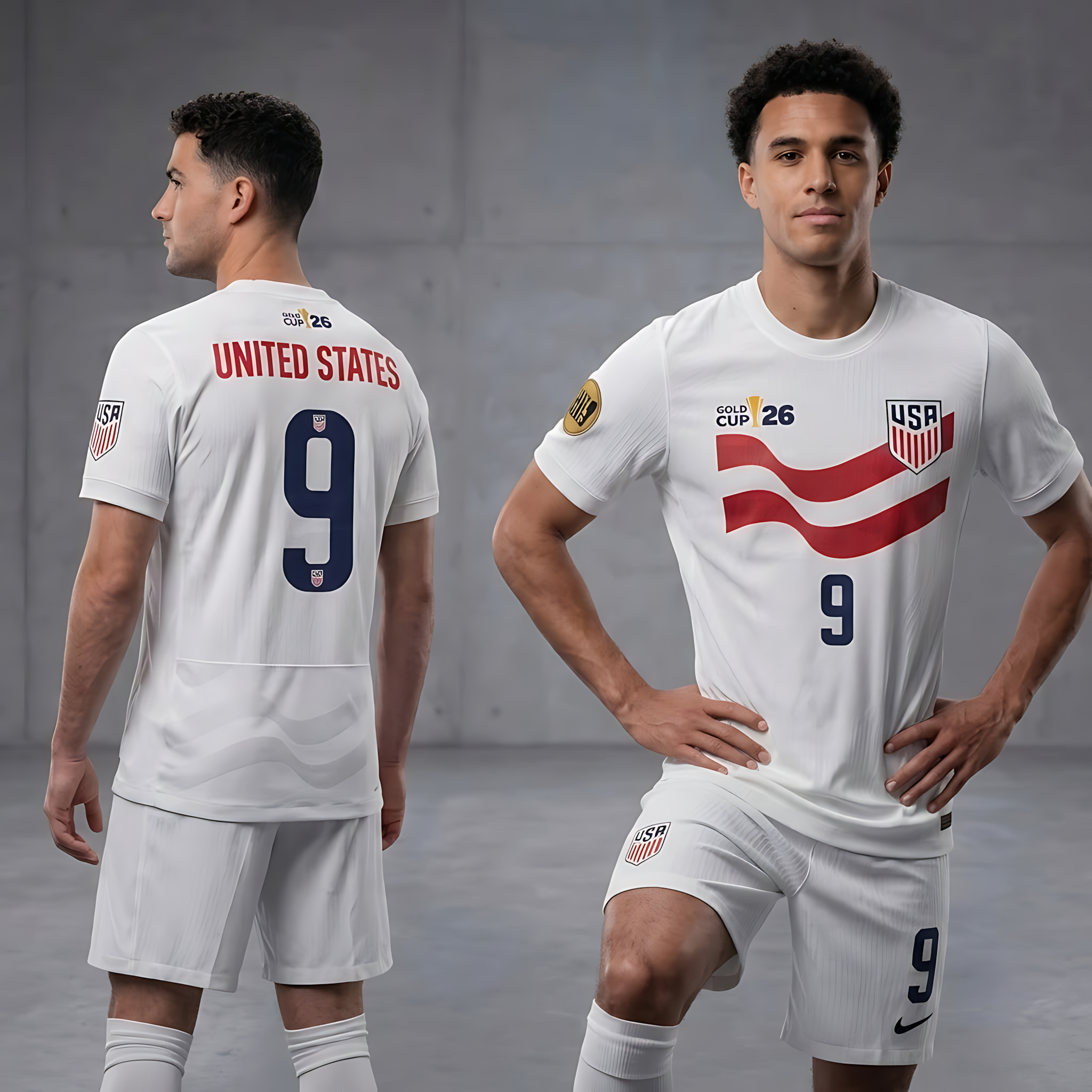 Personalized USA Soccer Jersey Custom Name Gift for Football Fans