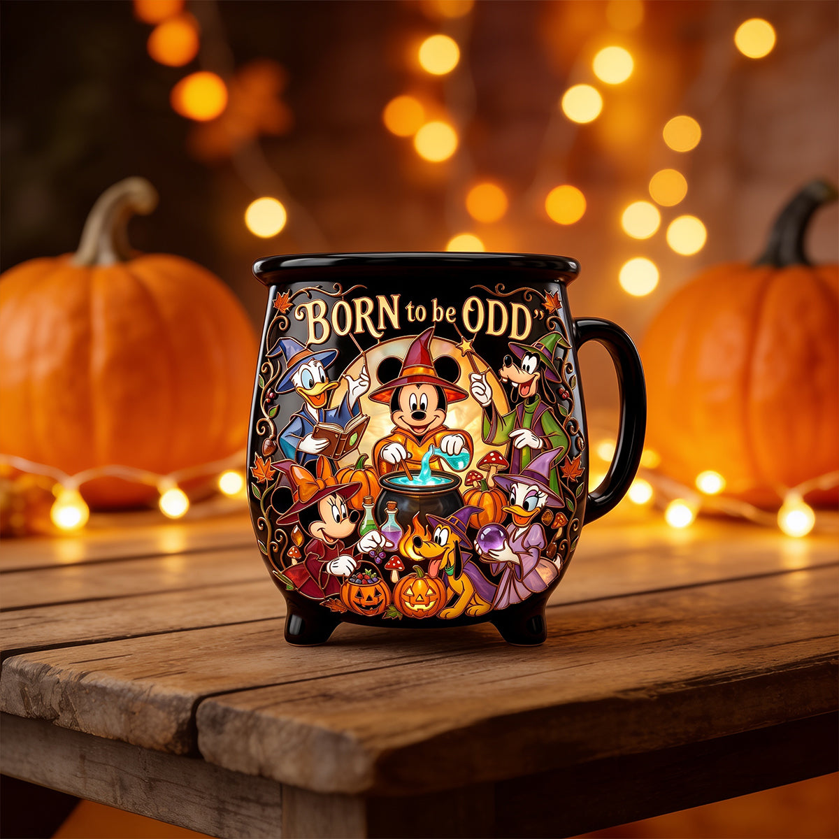 Personalized Cauldron Coffee Mug Custom Name Halloween Gift for Her Cauldron Coffee Mug GradoCreations