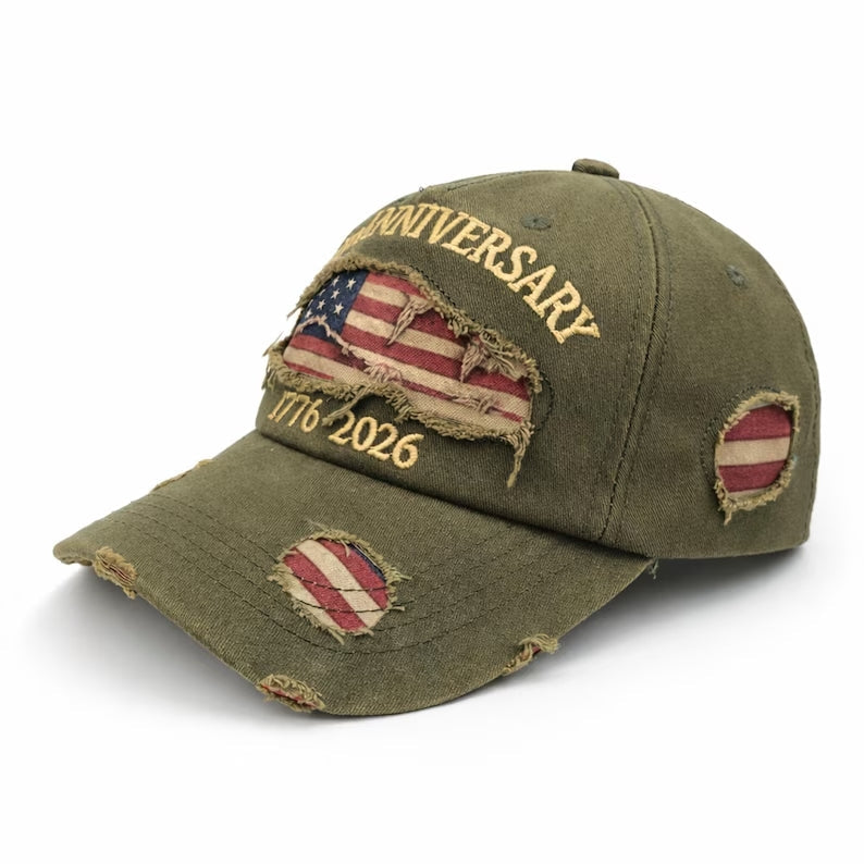 Personalized Independence Day Hat American Flag Cap Gift HN590 - Embroidery Hat Josh GradoCreations