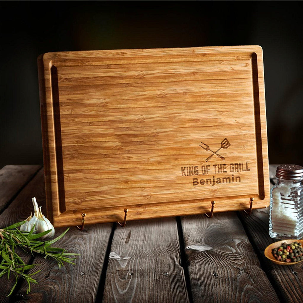 Personalized Engraved Cutting Board Gift for Dad | Father's Day HN590 - Engraved Cutting Board GradoCreations