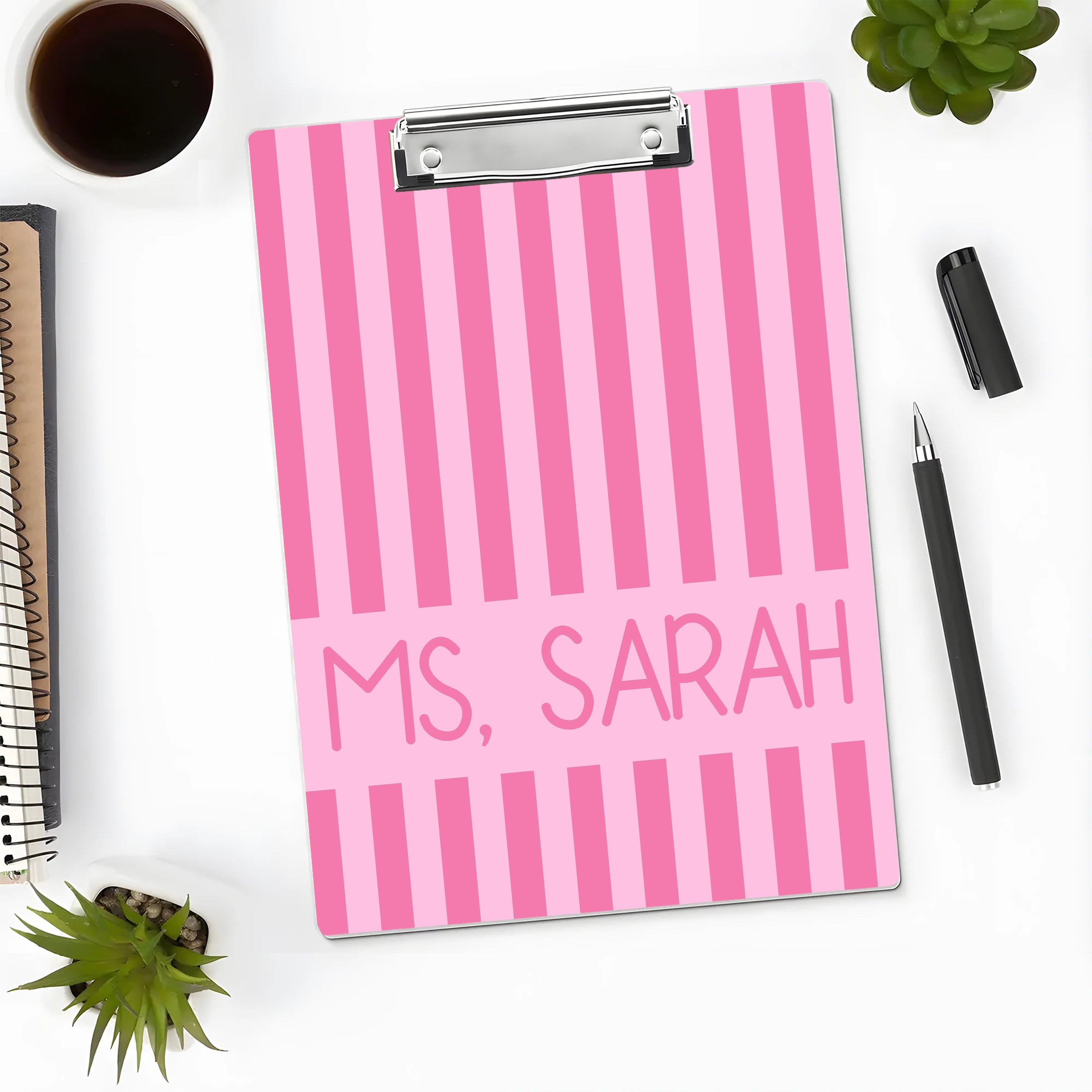 Personalized Teacher Clipboard Custom Name Gift for Educators HN590- Teacher Clipboard GradoCreations