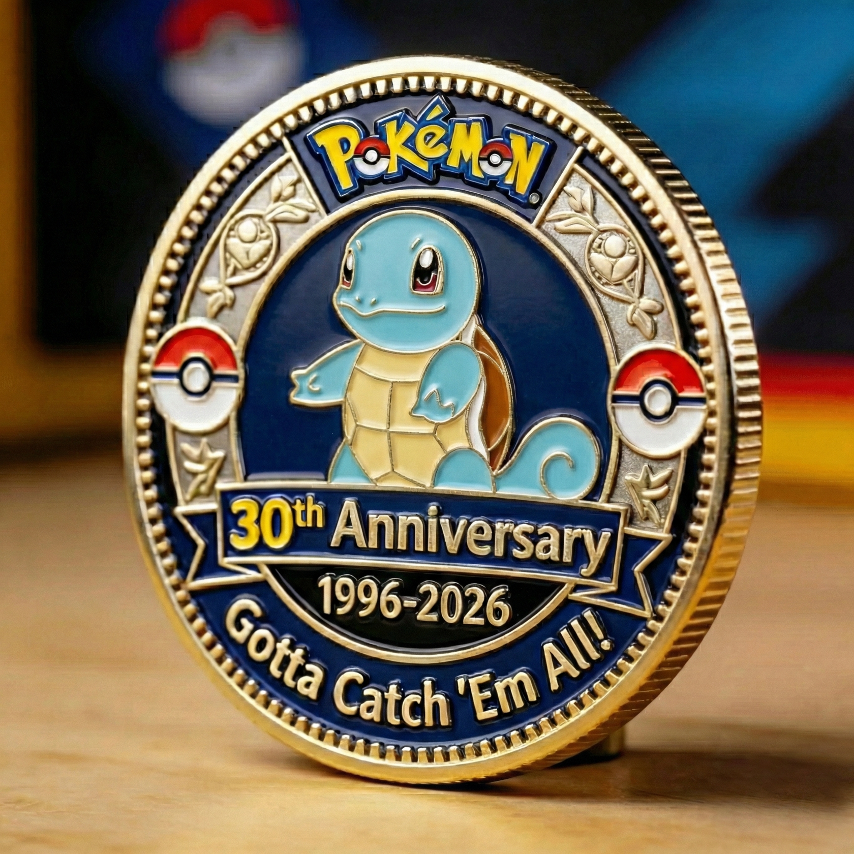 Personalized 30th Anniversary Pokémon Coin Gift for Fans