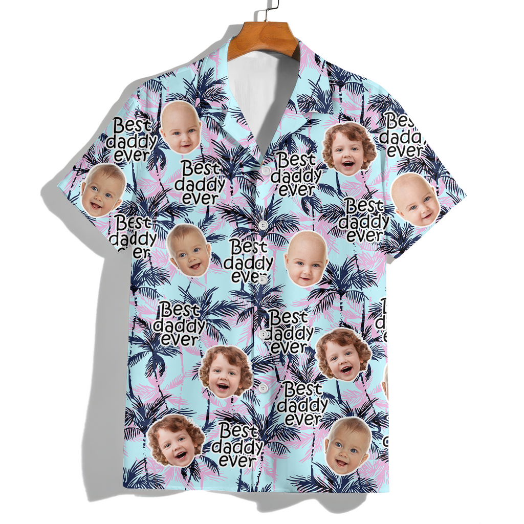 Personalized Hawaiian Shirt Custom Photo Gift for Dad HN590 - AOP Hawai Shirt GradoCreations