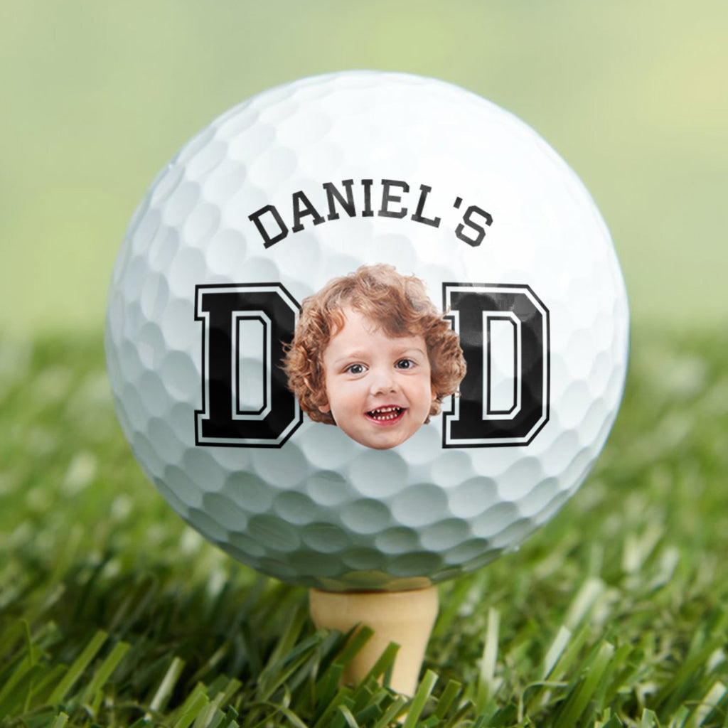 Personalized Photo Golf Ball Gift for Mom & Dad Custom Keepsake HN590 - Golf Ball GradoCreations