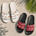 Personalized Slide Sandals Custom Photo Gift for Dog Lovers HN590 - Slide Sandals GradoCreations