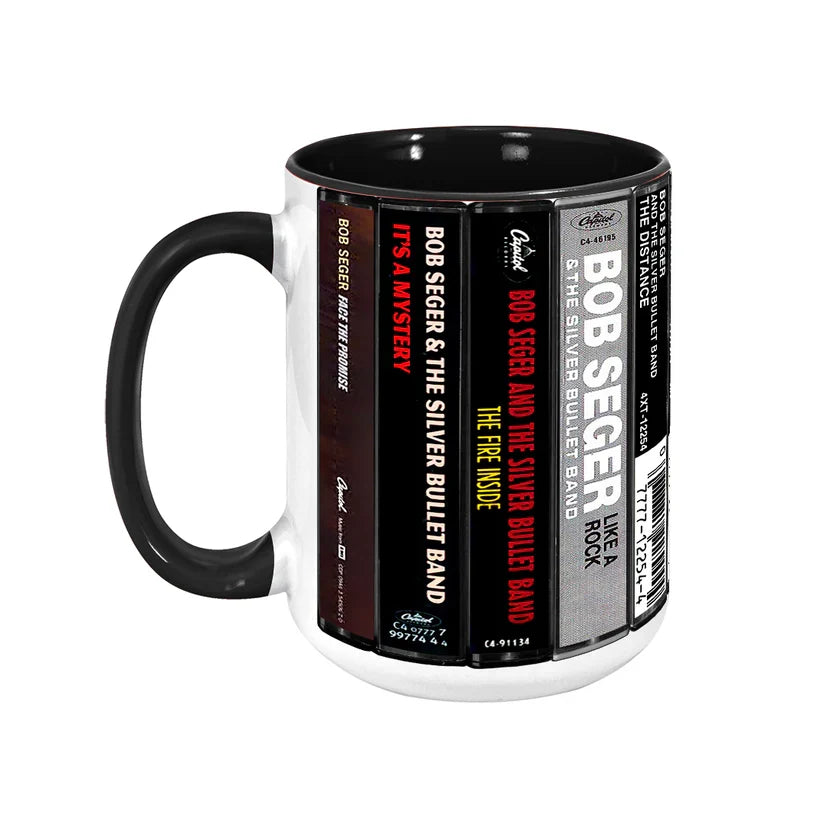 Bob Seger Cassette Accent Mug Ceramic Retro Gift GradoCreations