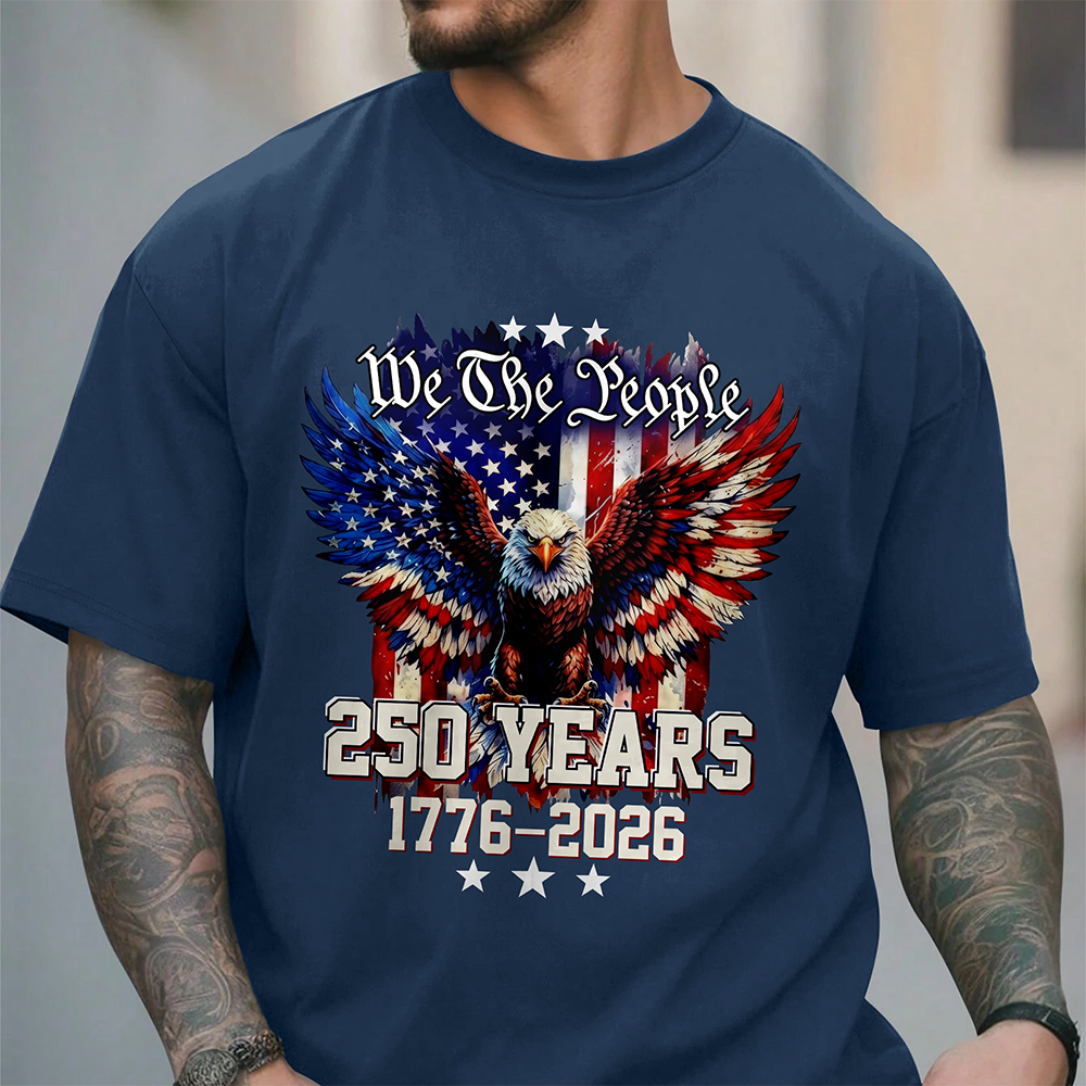 Personalized American Flag Comfort Shirt 250 Years Gift Comfort Shirt GradoCreations
