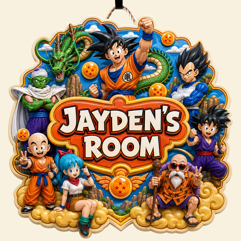 Personalized Custom Shaped Wood Sign for Kids Room Decor