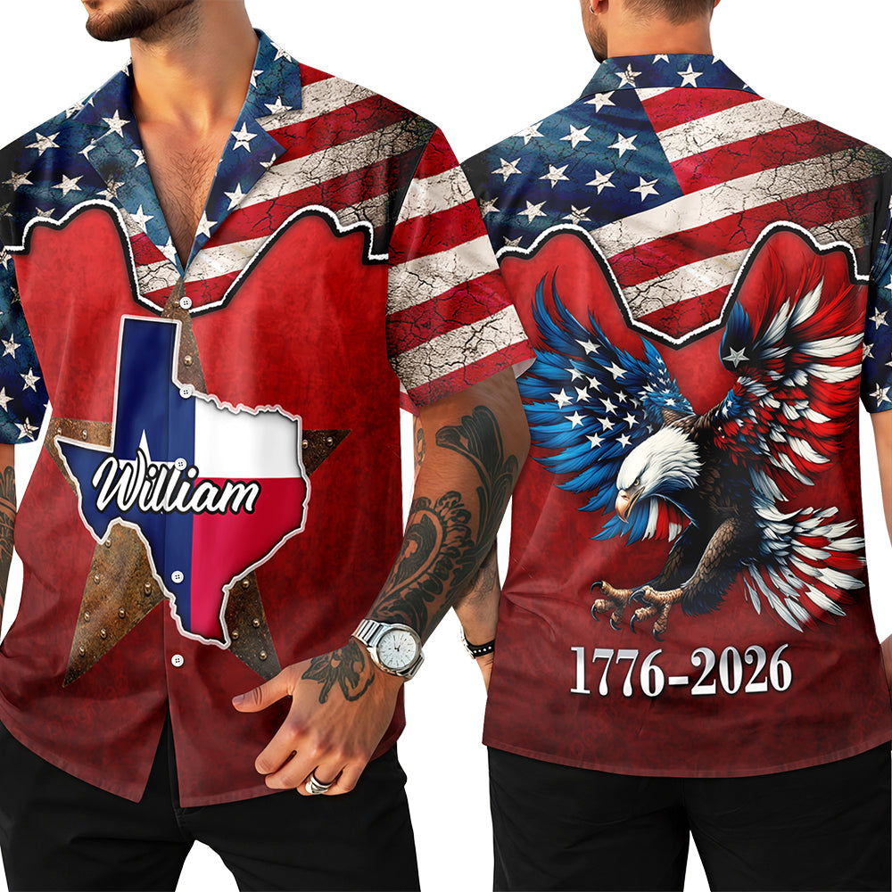Personalized Hawaiian Shirt Custom Name 250th Anniversary Gift for Dad HN590 - AOP Hawai Shirt GradoCreations